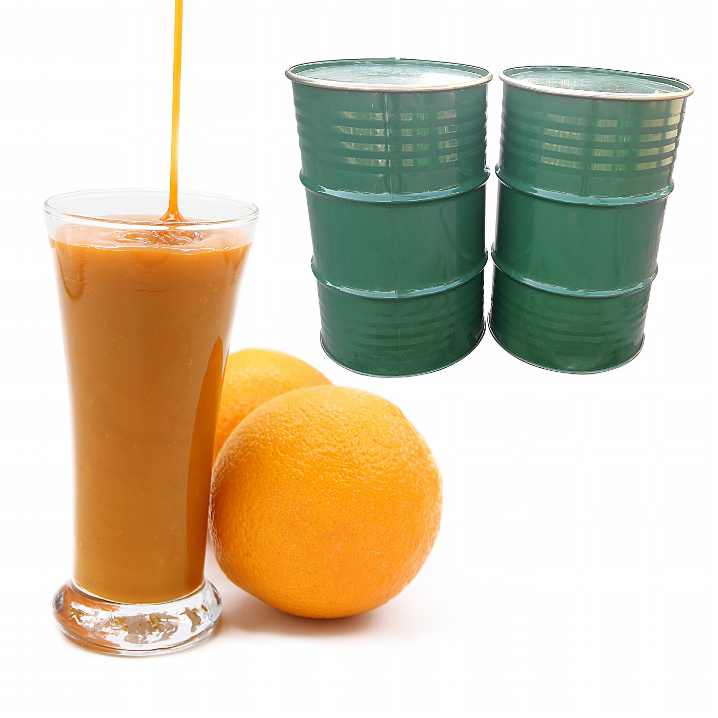 عصير البرتقال المركز